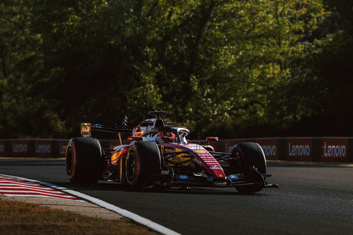 Шарль Леклер сдержанно оценил лидерство Ferrari в Венгрии
